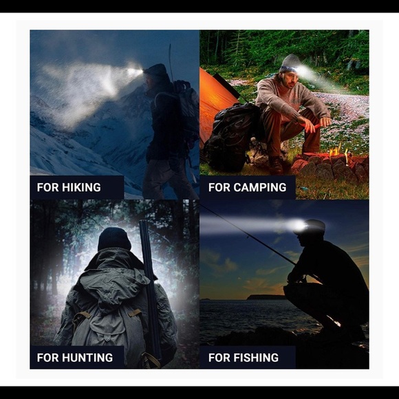 NRFP Headlamp Safety Flashlight 6 Modes Waterproof ❤️ - Picture 5 of 16